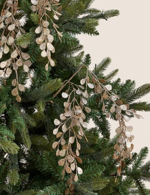 

M&S Collection 2pk Gold Glitter Eucalyptus Tree Pick, Gold