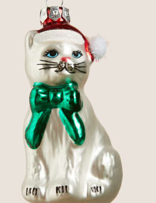 

Glaskugel „Christmas Cat“ - Mehrfarbig, Mehrfarbig