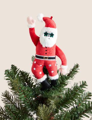 

M&S Collection Santa Tree Topper - Red Mix, Red Mix