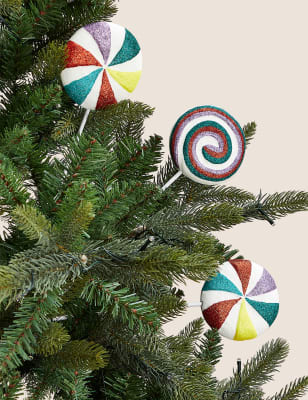 

M&S Collection 3pk Multicoloured Lollipop Tree Picks, Multi