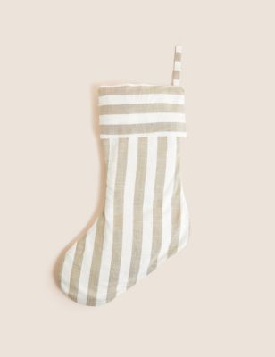 

M&S Collection Striped Stocking - Grey Mix, Grey Mix