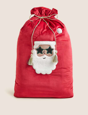 

M&S Collection Santa Sack - Red Mix, Red Mix