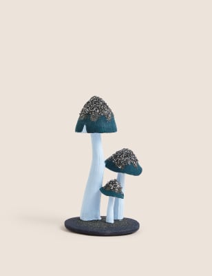 Glitter Toadstool Room Decoration