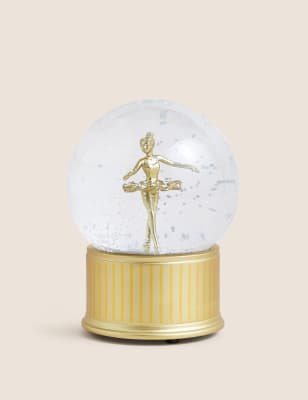 

M&S Collection Bola de nieve musical con bailarina giratoria - Oro, Oro