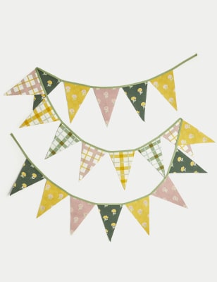 

M&S Collection Pure Cotton Spring Floral Bunting - Multi, Multi