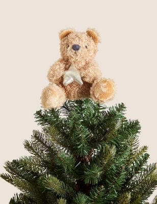 

Spencer Bear™ Tree Topper - Brown Mix, Brown Mix