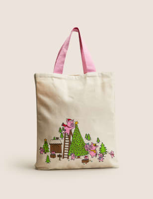 

Percy Pig™ Christmas Tote Bag - Pink Mix, Pink Mix