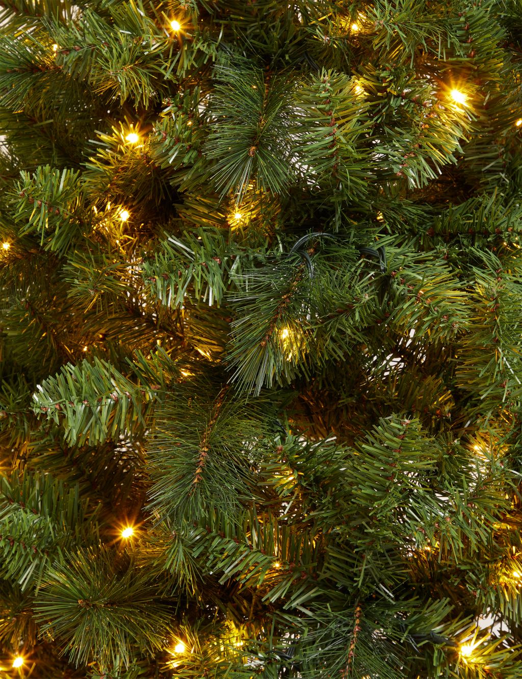 6ft Warm Pre-Lit Pine Christmas Tree image 4