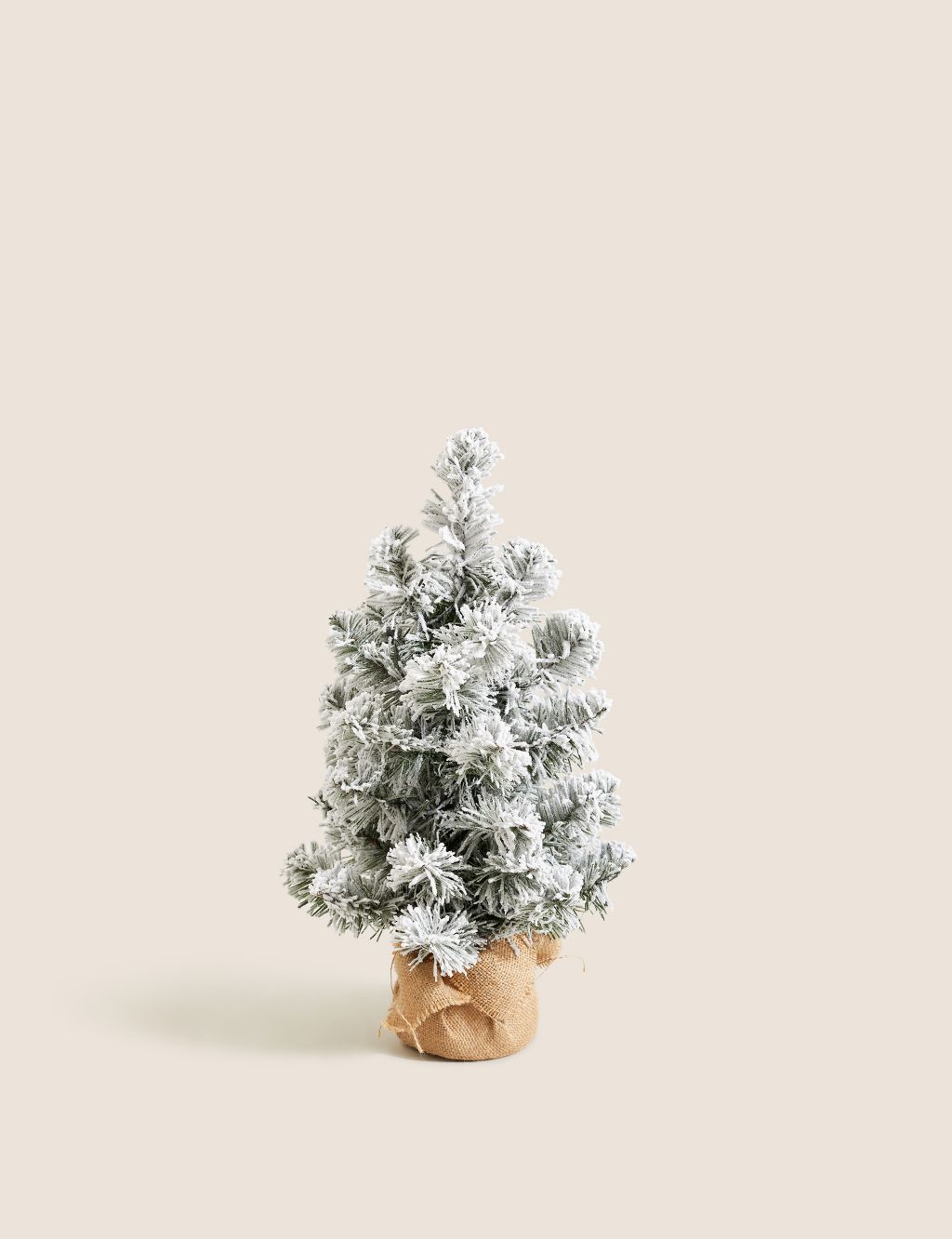 1.5ft Pre-Lit Snowy Christmas Tree image 2