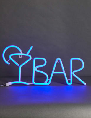 

M&S Collection Bar Mains Neon Light - White, White