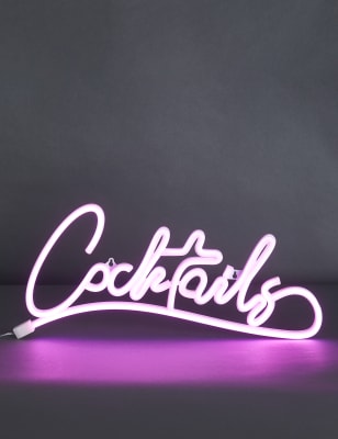 

M&S Collection Neon Cocktail Light - Pink, Pink