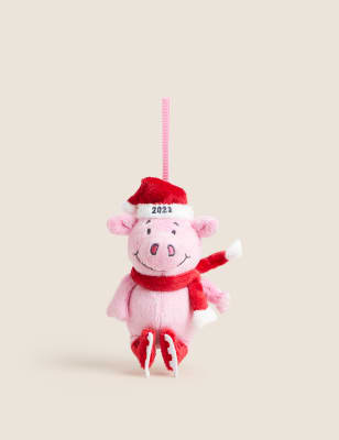 

Percy Pig™ Hanging Christmas Decoration - Pink Mix, Pink Mix