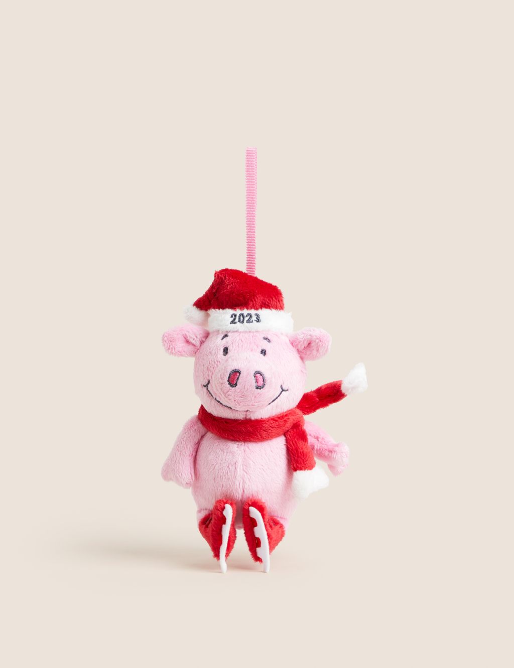 Percy Pig™ Hanging Christmas Decoration image 1