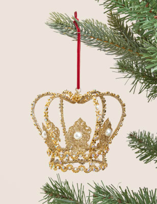 Gold Hanging Crown Decoration