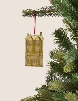 

M&S Collection Gold Hanging Townhouse Decoration, Gold