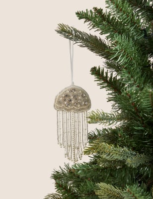 

M&S Collection Hanging Jellyfish Decoration - Silver Mix, Silver Mix