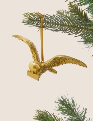 

Harry Potter™ Hedwig Hanging Decoration - Gold Mix, Gold Mix