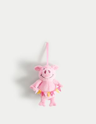 Percy Pigtm Celebrate Hanging Decoration - Pink Mix, Pink Mix