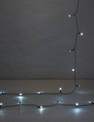 100 Bright White LED Battery Lights