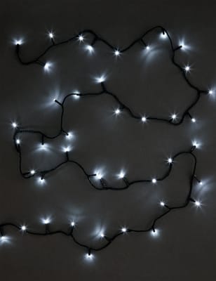 300 Bright White LED Mains Lights