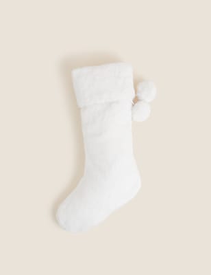Faux Fur Stocking