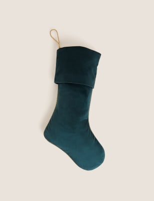 

Harry Potter™ Velvet Harry Potter™ Slytherin Stocking - Green Mix, Green Mix