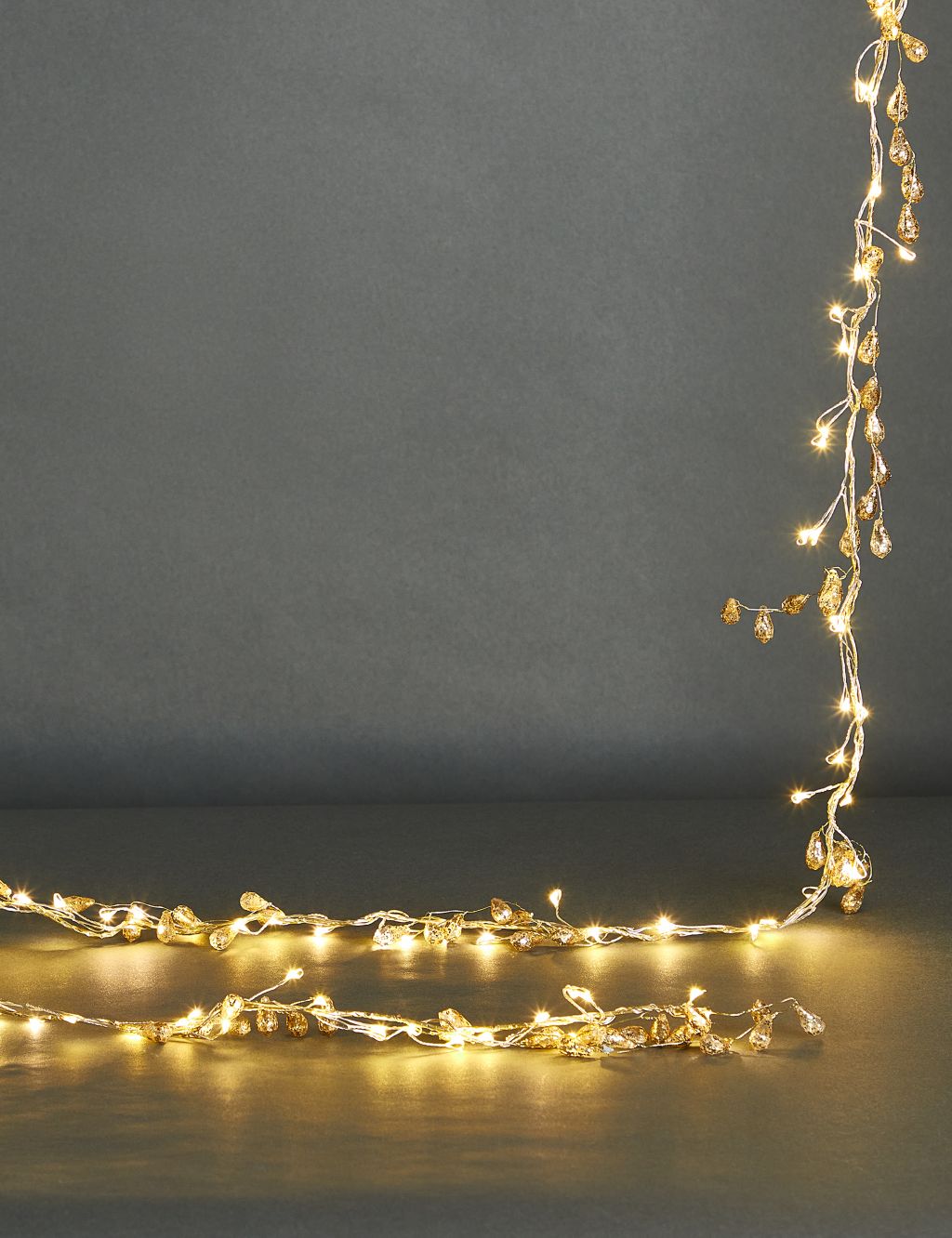 Light Up Wire Jewelled Garland image 1