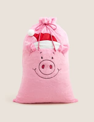 

Percy Pig™ Christmas Sack - Pink Mix, Pink Mix