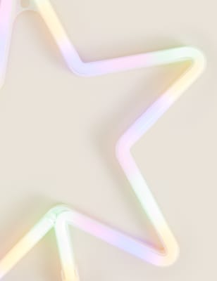 

Neon Light Up Star - Multi, Multi