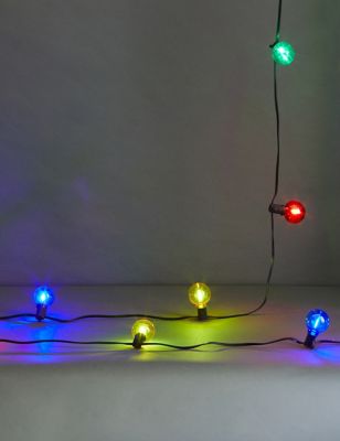 

M&S Collection Multicoloured Mains String Lights, Multi