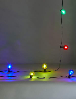 

M&S Collection Multicoloured Mains String Lights, Multi