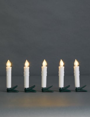 

M&S Collection Candle Remote Control Lights - White Mix, White Mix