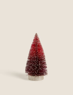 

Small Red Glitter Tree Room Decoration, Red