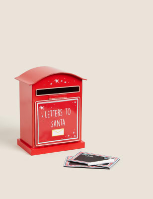 

Large Letters to Santa Box - Red, Red