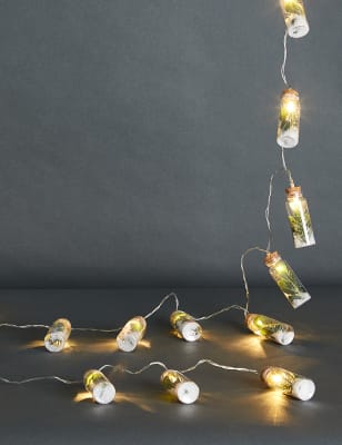 

M&S Collection Mistletoe Battery String Lights - White, White