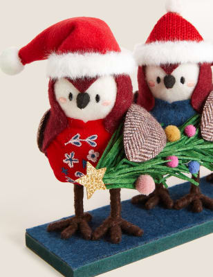 

Felt Robin Trio Room Decoration - Multi, Multi