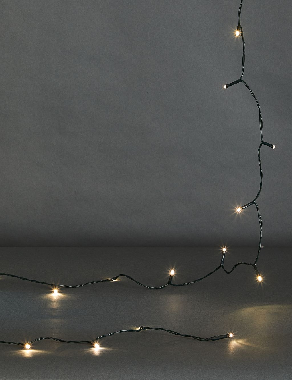 100 LED White String Lights