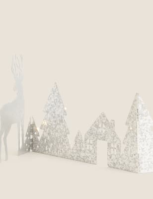 

Light Up Woodland Decoration - White Mix, White Mix