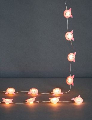 Percy Pig Battery String Lights - Pink, Pink