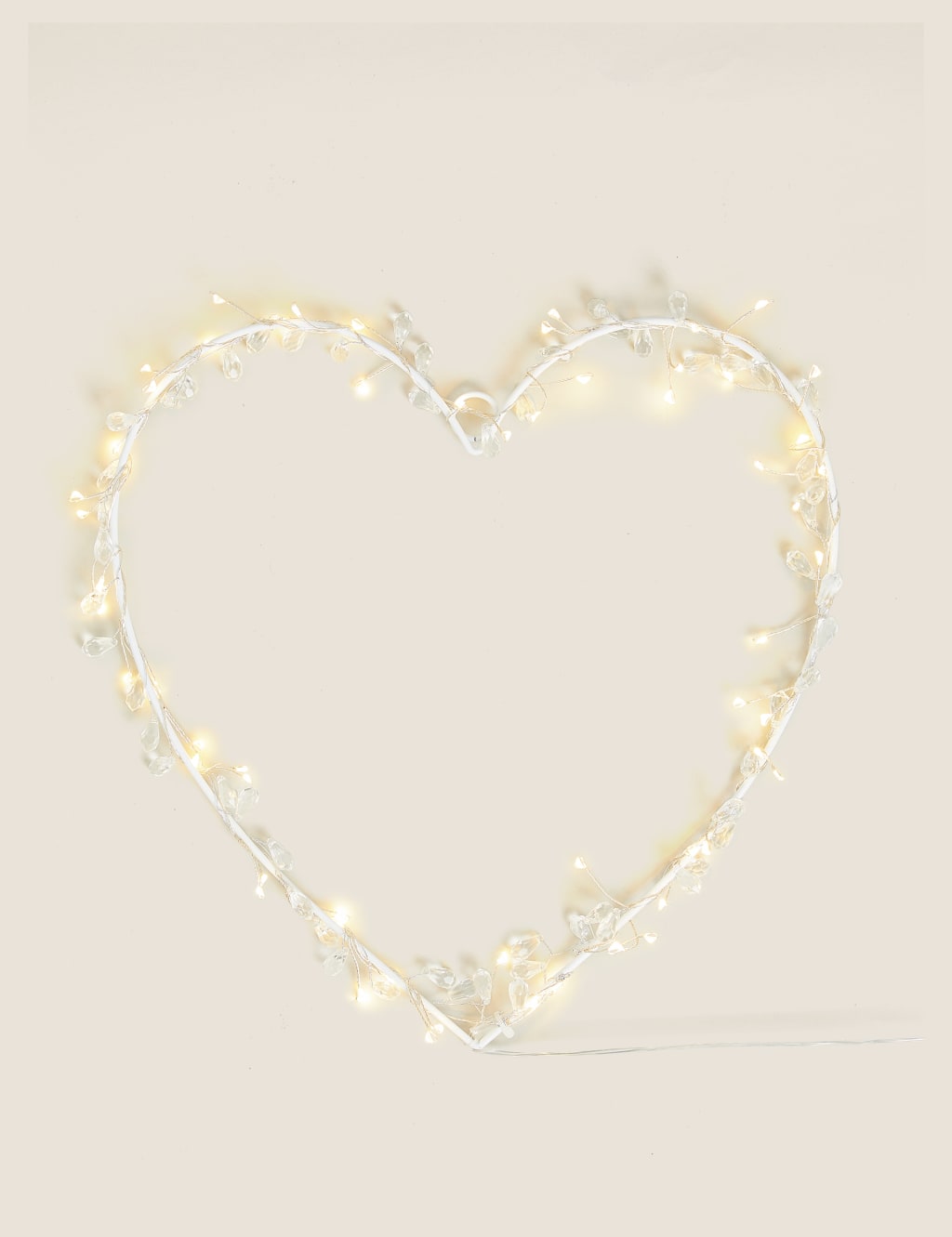 Jewelled Heart Pre-lit Room Decoration