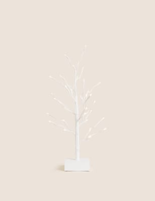 

Light Up Mini Tree - White, White
