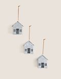 3 Pack Metal Hanging Cabin Decorations