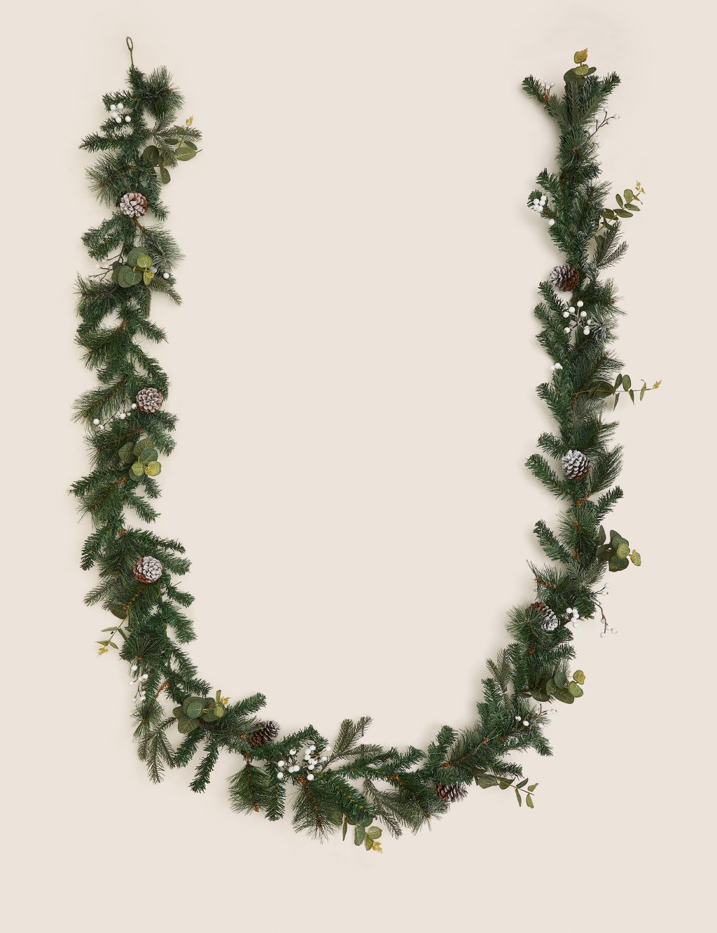 12ft Snowy Garland image 1