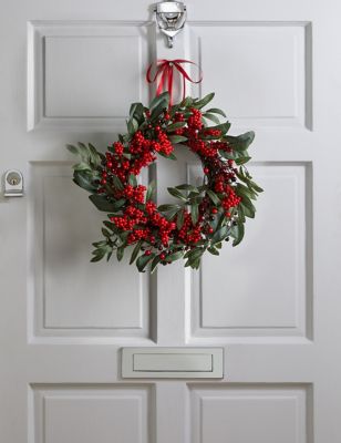 

M&S Collection Red Berry Wreath - Red Mix, Red Mix