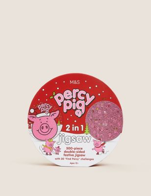 

500 Piece Percy Pig™ 2 in 1 Jigsaw - Multi, Multi