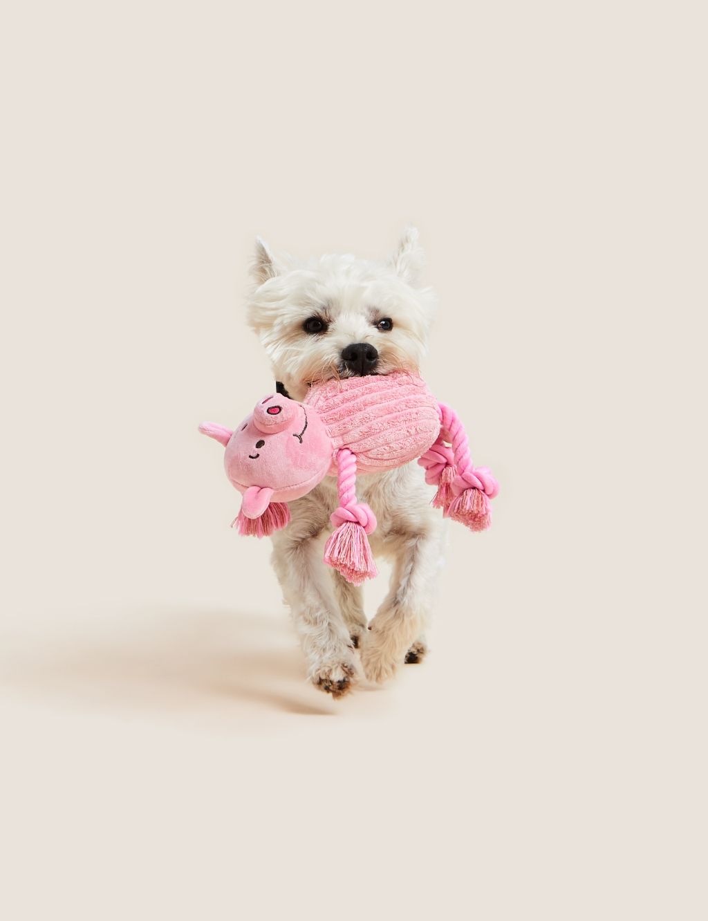 Percy Pig™ Plush Rope Pet Toy image 1