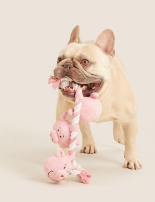Percy Pigtm Rope Pet Toy - Pink Mix, Pink Mix