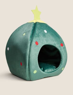 

Cama para gatos de árbol de Navidad - Mezcla De Tonos Verdes, Mezcla De Tonos Verdes