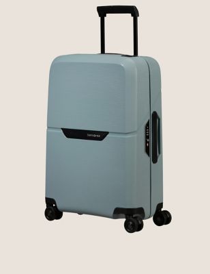 Samsonite Magnum 4 Wheel Hard Shell Eco Cabin Suitcase - Ice Blue, Ice Blue,Burnt Orange,Forest Gree