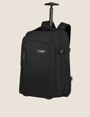 Samsonite Roader 2 Wheel Laptop Backpack Suitcase - Black, Black